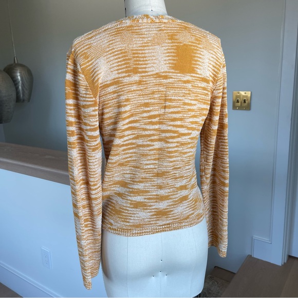 Lucky Brand Golden Glow Open Cardigan Lightweight Knit Sweater Size S - Picture 8 of 10